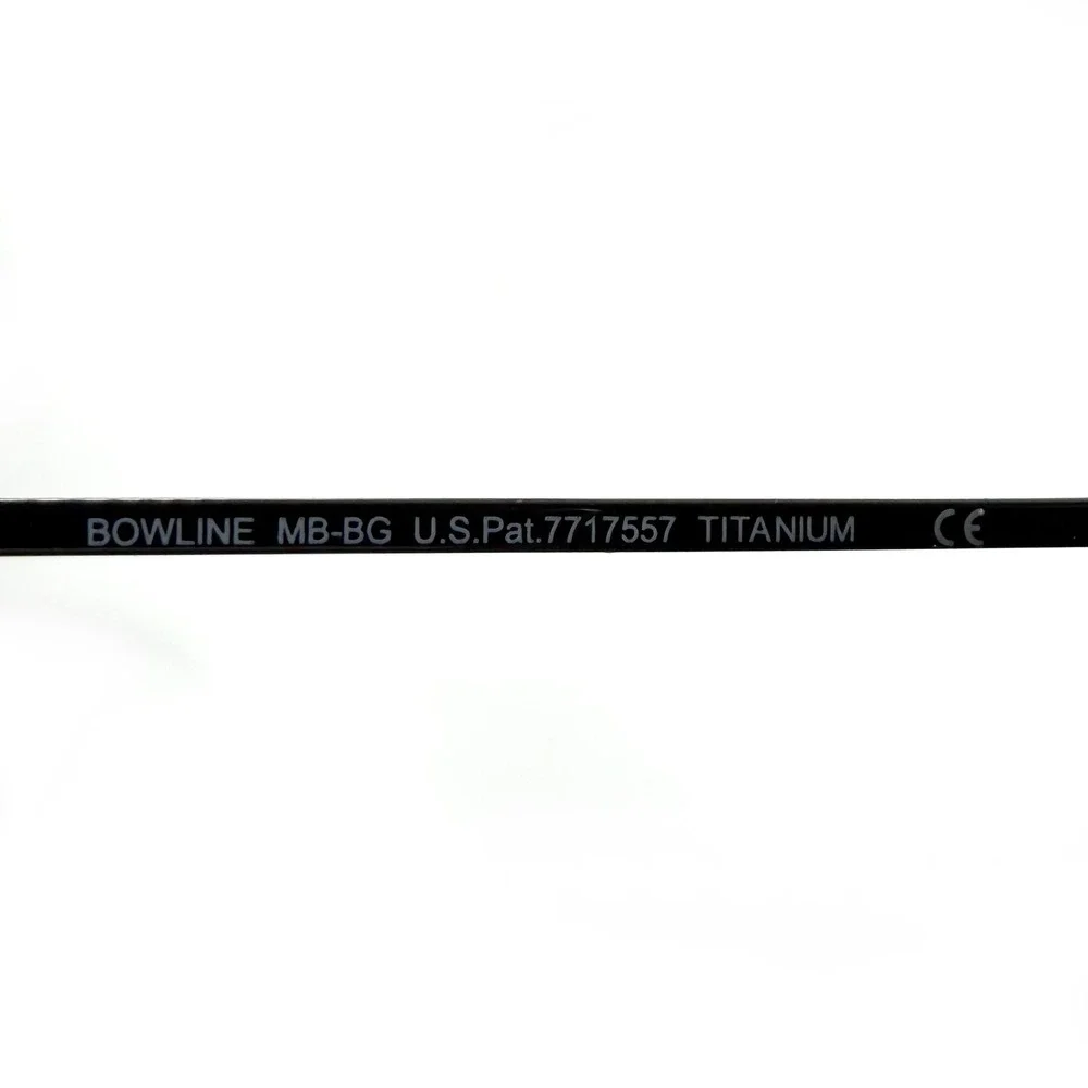 Maui Jim Bowline Sunglasses Black‎ Titanium Round Aviator Polarized